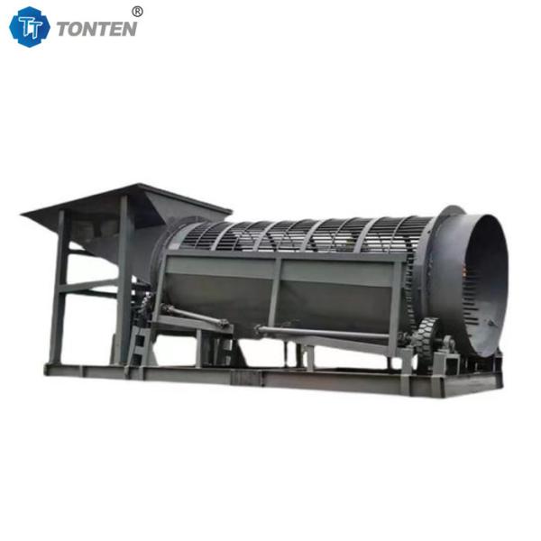 Buy cheap Sand Gravel Pebbles Screening Double Layer Shaftless Drum Screen Machine from wholesalers