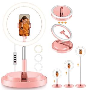 Buy cheap 3500K 5W Makeup Selfie Ring Light , Led Ring Light With Stand And Phone Holder from wholesalers
