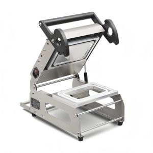 Buy cheap Compact Design Manual Heat Sealer Machine  FR160E for Food Tray Sealing Easy to use Food and Meat Package  for Plastic Containers from wholesalers