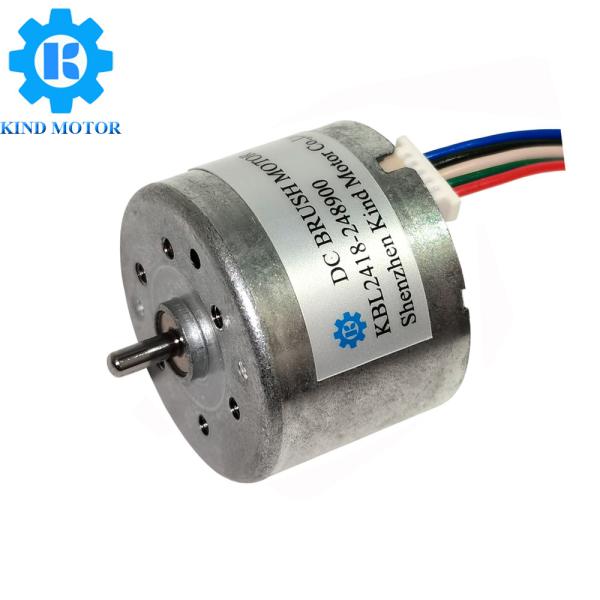Quality 2mm shaft low noise 24mm bl2418 dc 6v 12v 14.4v 18v 24v ball bearings brushless motor with encoder for sale