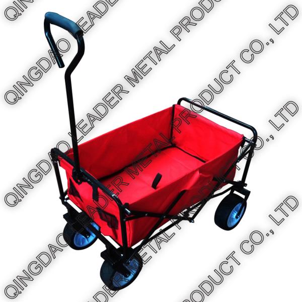 Quality Folding Utility Wagon with Wide PU Wheel  - TC1011D - Wide PU for sale