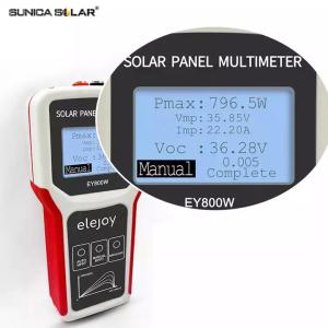 EY800W Mppt Tester VOC Solar Panel Multimeter Digital Meter For Solar Panels
