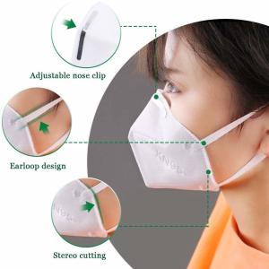 Buy cheap High Filtration Efficiency Kn95 Face Mask , Foldable Disposable Medical Mask from wholesalers