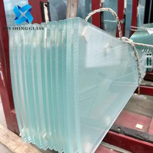 China Custom Tempered Anti Slip Glass 6mm Safety Toughened Glass on sale