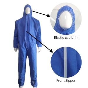 Buy cheap 50000PCS/Day Production Ability Lightweight Chemicalproof Coverall with Taped Seam OEM from wholesalers