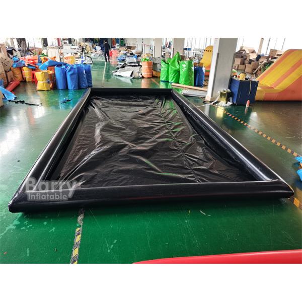 Customized Portable Pvc Water Ccollection Mat Car Wash Inflatable Car Wash Mat Inflatable Car Wash Mat With Cover