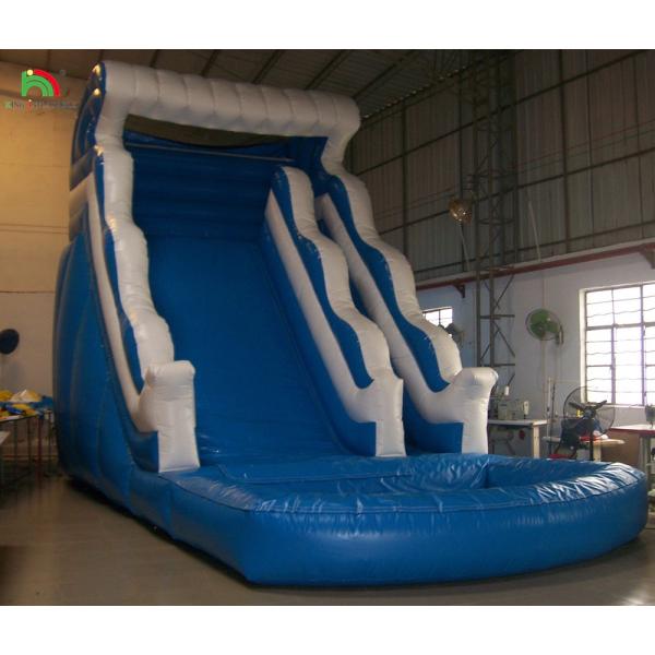 Amusement Park Inflatable Slide For The Pool Inflatable Bouncer Water Slide With Blower