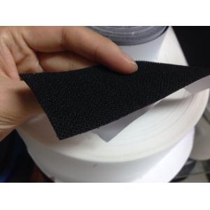 Buy cheap Strong Powerful Heavy Duty Hook And Loop Adhesive Tape With Glue , Black / White from wholesalers