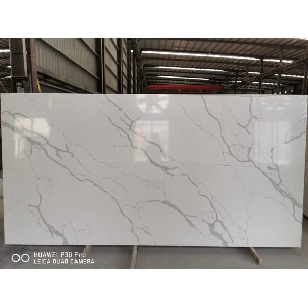 Quality Gray Vein Calacatta Gold Quartz That Looks Like White Artificial Marble China factory for sale