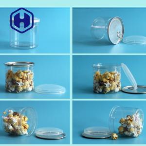 Dried Pork Beef Jerky Clear Plastic Cans Leak Proof 540ml 99mm