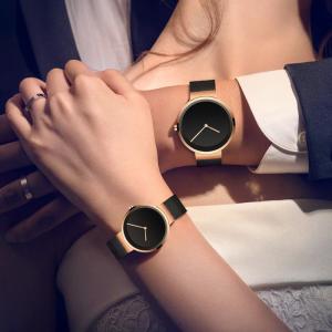 Hidden Clasp Couple Quartz Watch 5bar Water proof 36mm Diameter