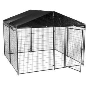 Buy cheap Powder Coated Heavy Duty Dog Crate Kennel With Roof from wholesalers