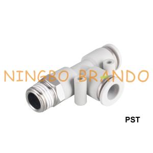 Buy cheap PST Male Run Tee Plastic Pneumatic Hose Fittings 1/8'' 1/4'' 3/8'' 1/2'' from wholesalers