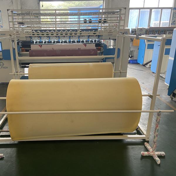 Buy cheap Automatic mattress quilting machine commputerized system 80mm thickness mattress border machine 8KW from wholesalers