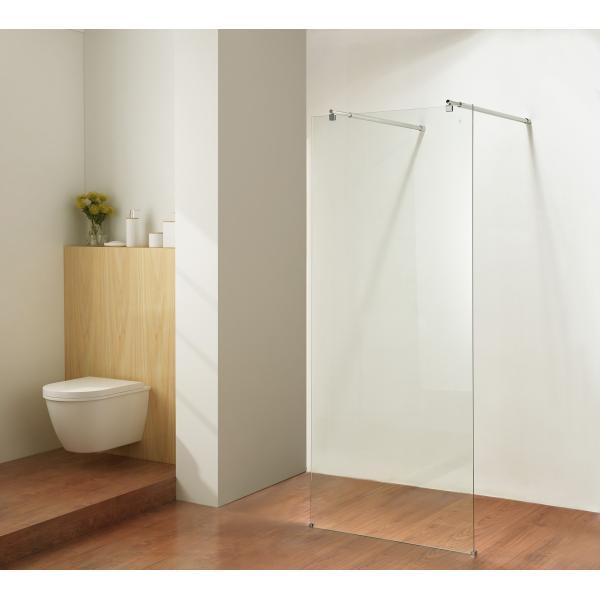 Quality 8mm Pivot Shower Screen 600x2000mm Aluminum Frame for sale