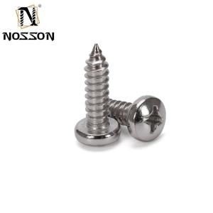 Buy cheap M2.5 DIN7981 H Cross Recessed Pan Head Tapping Screws with Cone Point Phillips Drive Type C in Stainless Steel Material from wholesalers