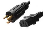 Buy cheap NEMA L5 - 30P IEC C13 Connector Power Cord 30 Amp Custom Length from wholesalers