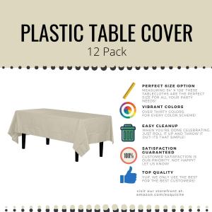Buy cheap Plain Dyed SGS Disposable Plastic Table Cover PEVA from wholesalers