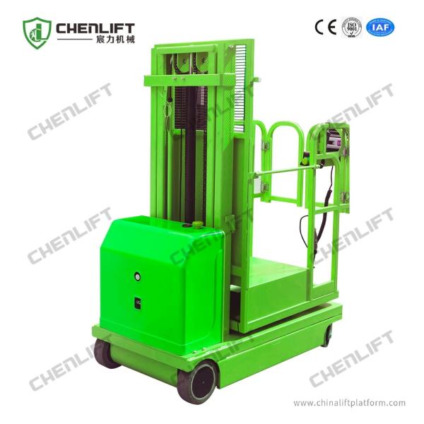Buy cheap 2.7 - 4.5m Self Propelled Electric Order Picker Machine Use In Warehouse from wholesalers