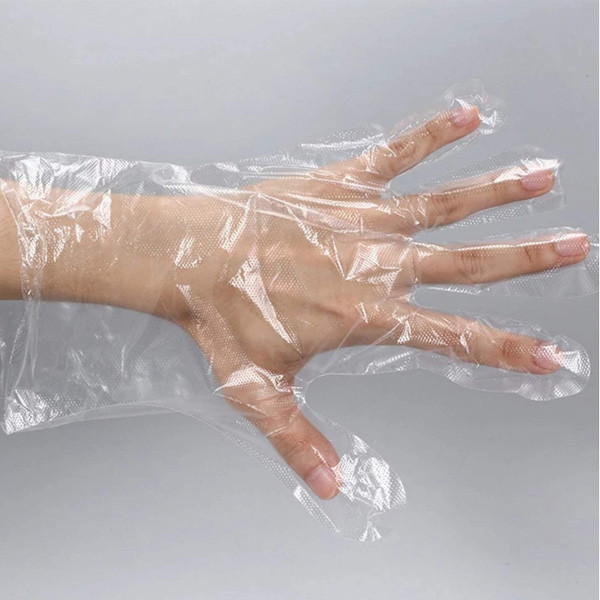 Quality Disposable Clear Polythene PE Gloves Plastic For Kitchen Cooking Cleaning Safety Food Handling for sale