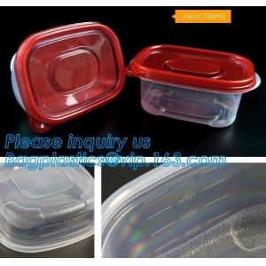 food crisper,Fresh Keeping Box Round Vacuum Food Container with Press & Push Lid