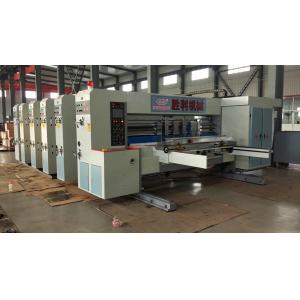 Automatic Flexo Printer Slotter Machine , Pizza Box Die Cutting Machine