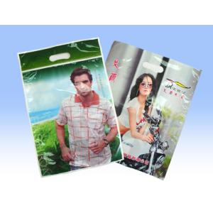 Buy cheap Thin Plastic Cloth Bag Gloss Matt Surface Handle ISO14000 Certification from wholesalers