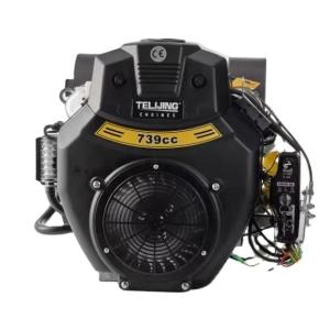 Buy cheap 16.8-3600 Rated Output 2 Cylinder Gasoline Engine TJ740 with Forced Cooling and OHV Design from wholesalers