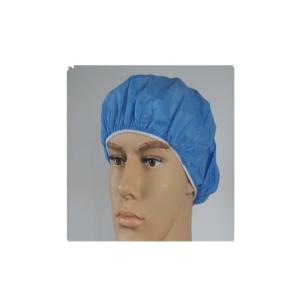 Non Irritating Disposable Head Covers , Disposable Operating Room Hats Single