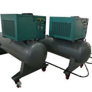 Buy cheap 2HP oil less refrigerant storage tank recovery machine R134a recovery pump chiller ac recharge gas charging machine from wholesalers