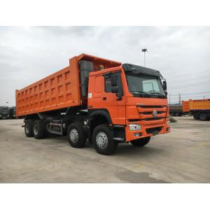 High Loading Capacity 12 Wheeler Dump Truck With Safety Hydraulic Control System