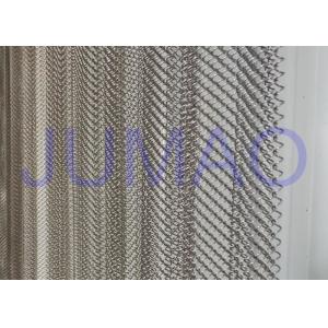 Buy cheap Rust Resistance Half Sheer Metal Mesh Curtains For Hall Divider 1.0mm Wire from wholesalers