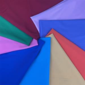 Elastane Sports Wear Lycra Fabric 81% Nylon 19% Spandex Four Way Stretch Knitted