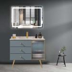 Buy cheap American Style Bathroom Furniture Cabinets 36 In With Sink And LED Mirror from wholesalers
