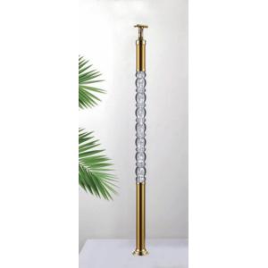 2024 Luxurious Interior Prefinished Crystal Pillar Balustrade Acrylic Baluster