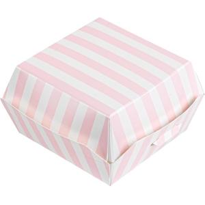 Customized Eco Friendly Mini Burger Boxes Clamshell Food Containers