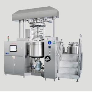 Viscosity Liquid Cosmetic Emulsifier Mixer 5000L Vacuum Emulsifying Homogenizer