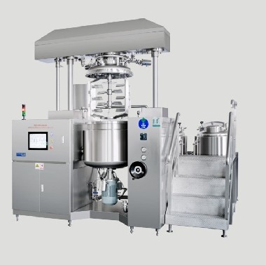Buy cheap Viscosity Liquid Cosmetic Emulsifier Mixer 5000L Vacuum Emulsifying Homogenizer from wholesalers