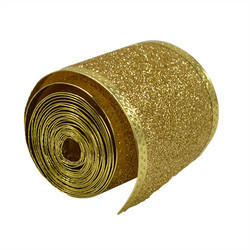 Sequin Ribbon Merry Christmas 5CM Bowknot For Christmas Decoration Metallic