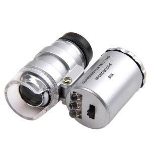 Buy cheap Mini 45x Microscope Magnifying With LED Light Pocket Jeweler Loupe from wholesalers