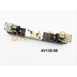 Buy cheap Black Electromagnetic Pneumatic Cylinder Valve 1/8'' Pipe Five Position Two Way from wholesalers