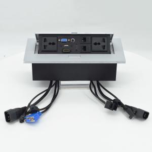 Buy cheap OEM/ODM Universal 16A/10A AC Outlets & Cat6 Data Port PopUp Design Tabletop Socket IP44 Level with 2 Outlets from wholesalers