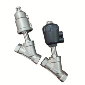Buy cheap Regulating Pneumatic Angle Seat Valve with Thread Connection NPT/BSPT/BSPP US 12/Piece from wholesalers