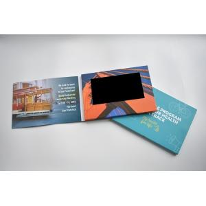 Buy cheap Customizable Promotional Custom Video Brochures Lcd Video Greeting Card from wholesalers