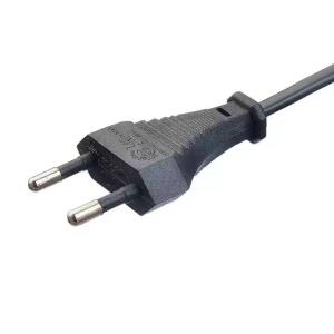 Buy cheap SNI Approved 2 Pin Type C7 Figure 8 Shape Female Plug Black Power Cable Cord 1.2M/1.5M/1.8M Length Household Restaurant from wholesalers