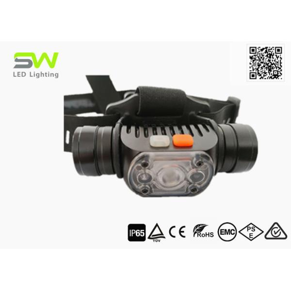 Buy cheap Versatile USB Rechargeable Headlamp With Motion Sensor Aluminum Material from wholesalers