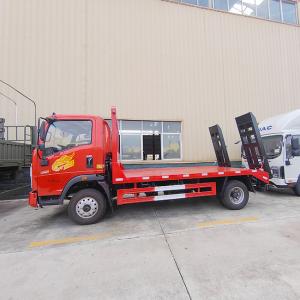 Buy cheap High Tensile Steel 3-5tons Flat Bed Tow Truck Optional Crane 4x2 Drivng type from wholesalers