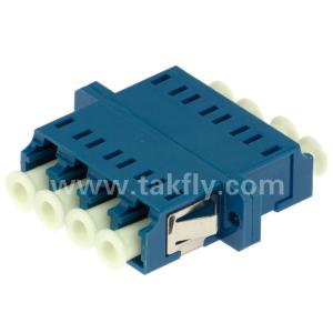 LC Quad Fiber Optic Adapter Singlemode Multimode APC UPC