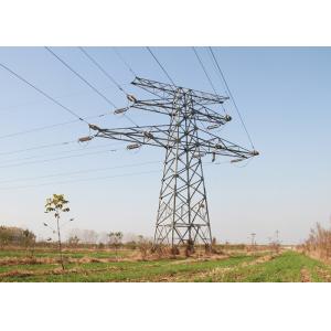 China Hot Galvanized Electric Transmission Tower , Single Circuit High Tension Tower on sale