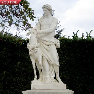Buy cheap Outdoor Garden Stone Exquisite Goddess Marble Sculpture Human Size from wholesalers